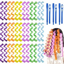 Lot de 36 bigoudis en spirale