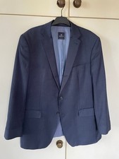 veste bleue Barutti pure wool taille 50 comme neuve