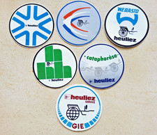 Autocollant sticker HEULIEZ CAROSSERIE CHASSIS BUS CAMION  1974 Vintage  CERIZAY
