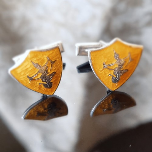 Boutons manchette anciens - de,