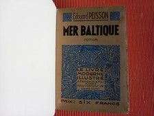 ?Edouard PEISSON?MER BALTIQUE?Le Livre Moderne Illustré◼TBE◼relié demi-cuir◼!
