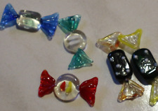 5 bonbons en verre de MURANO