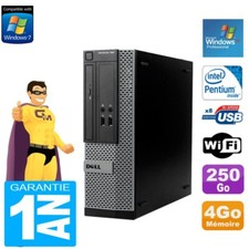 PC DELL 390 SFF Intel G630 RAM 4Go Disque Dur 250 Go Wifi Windows XP Pro