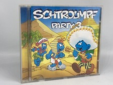 Vintage CD Audio 1997 Album Musical SCHTROUMPFS PARTY 3 France Télévisions PEYO