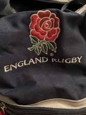 RARE VTG England Rose rugby Duffel Bag LARGE Gear trunk