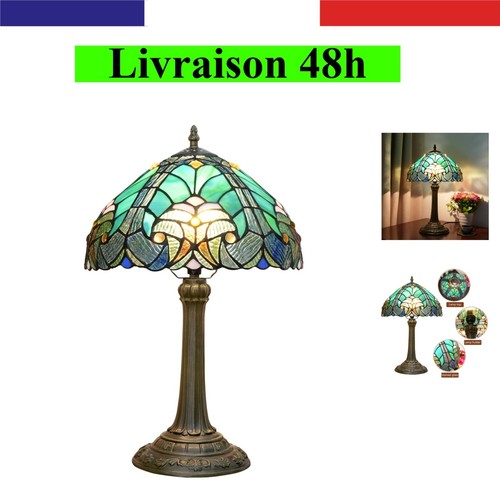 Lampe table tiffany en - table,