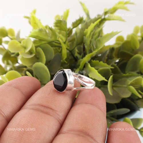 Bague alliance solitaire onyx - solitaire,