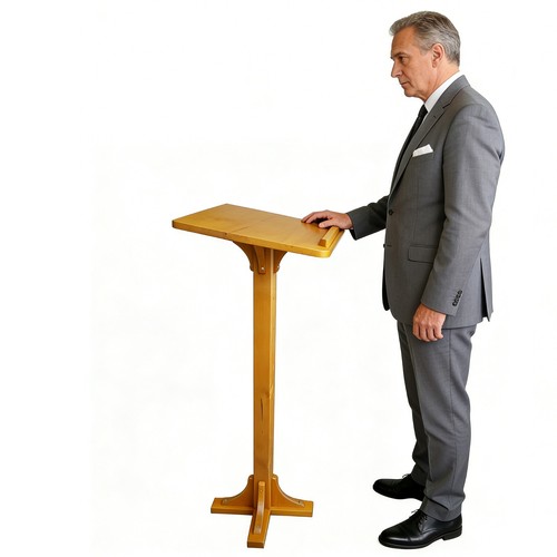 Wood podium church pulpit - church,