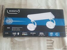 RÉGLETTE LEDS  2 SPOTS COULEUR BLANC 