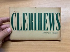 1946 "CLERIHEWS" Poèmes Fantaisistes Livre De Poche Vintage (LL)