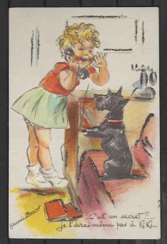 Carte postale germaine - postale,
