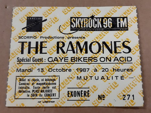 Ticket billet used - ticket,