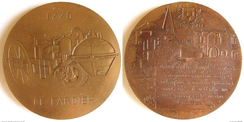 Médaille 1770 fardier - 1770,