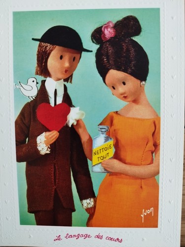 Carte postale peynet le - postale, :le