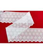 Dentelle Broderie Anglaise Tresse 9cm San Gallo 4BF41 Festonnée Volants Unique