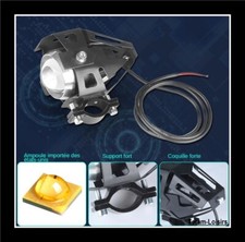 Projecteur LED Longue Portée pour Moto / Feux de Route / Phare / Antibrouillard