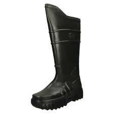 Hommes Pêche Bottes Tirer sur Vert Bottes en Caoutchouc Par Derri Boots