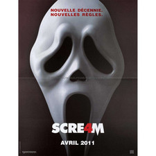 SCREAM 4 Affiche de film  - 40x54 cm. - 2011 - Neve Campbell, Wes Craven