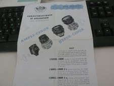 som berthiot  rare brochure