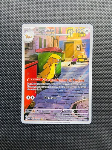Carte pokémon argouste - carte,