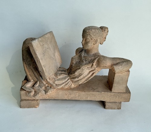 Ancienne sculpture femme - , nue
