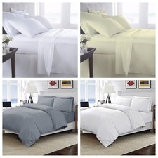 Parure de couette drap plat