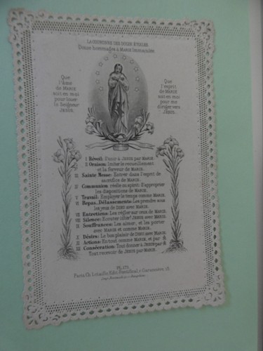 Image pieuse canivet dentelle - pieuse,