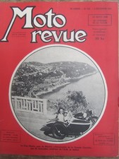 ANCIENNE REVUE MOTO REVUE N° 905 DECEMBRE 1947 CAP MARTIN SIDE CAR