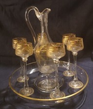 Service A Liqueur Ancien Doré