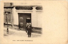PC JUDAICA, PARIS, FORT CHABROL UNE DÉLÉGATION, Vintage Postcard (b44938)