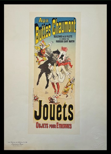 Jules cheret buttes - buttes, chaumont