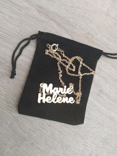 Collier ras cou prénom - collier,