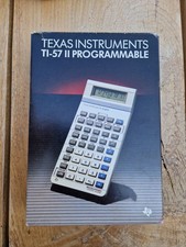 Texas Instruments TI-57 II programmable – LCD – manuel & étui d’origine – Vintag