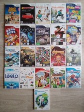 nintendo wii lot 21 jeux call of duty asterix avatar marvel ghost squad sims