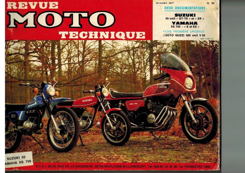 Revue moto technique 36 - moto, n°36