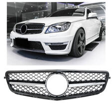 Calandre sport pour Mercedes W204 S204 C chrome noir C63 AMG