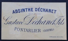 Ancienne étiquette ABSINTHE
