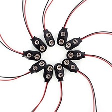 ® 10 Pcs Connecteur Pile à
