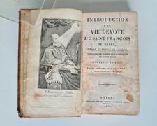 Ancien livre VIE DÉVOTE de