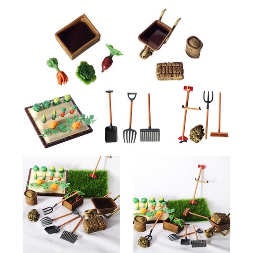 Mini maison poupée outils - maison,