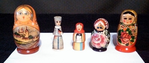 Mixed lot russian - lot, nesting