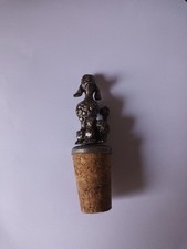 Collection bouchon avec caniche étain en très bon état