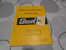 Prospectus brochure niveleuse CATERPILLAR  100 hp  Français N° 12