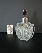 Flacon de parfum vaporisateur en cristal taillé main façon Bohème Lutzelbourg