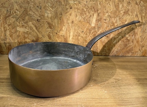 Sauteuse ancienne cuivre - sauteuse,