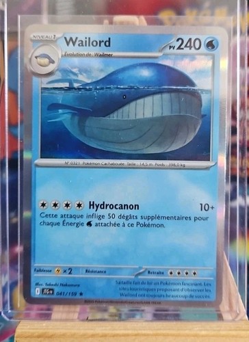 Carte pokémon wailord - carte,