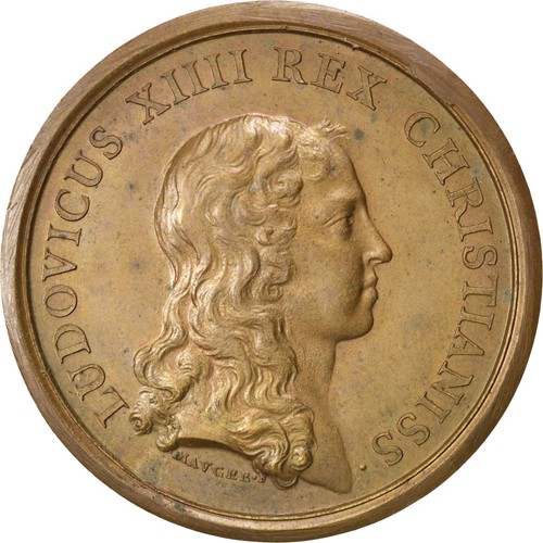 France medal louis - medal,, xiv