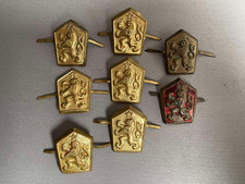 LOT DE 8 ANCIENS INSIGNES UNIFORMES MILITAIRES TCHECOSLOVAQUIE PERIODE URSS?