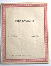 Partition vintage sheet music