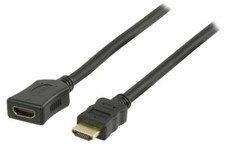 Rallonge hdmi male femelle 1m noir